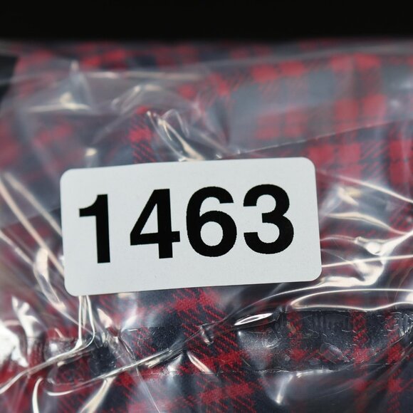 Shades of Grey Micah Cohen Shirt Mens Large Red Navy Plaid Flannel Button Down - Picture 11 of 11